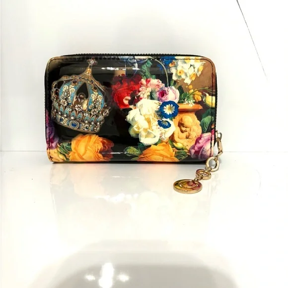 Brand New Floral Wallet Shiny - Picture 2 of 4